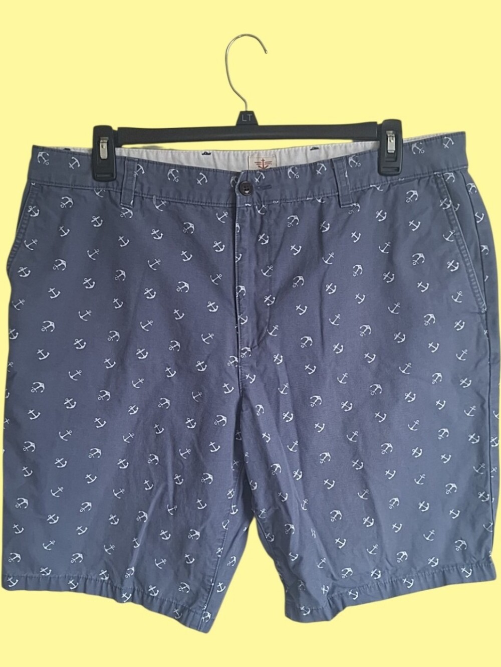 Dockers Navy Anchor-Print Chinos